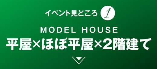 NEW MODEL HOUSE 平屋×2階建て